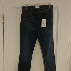 Cello mid right crop jeans